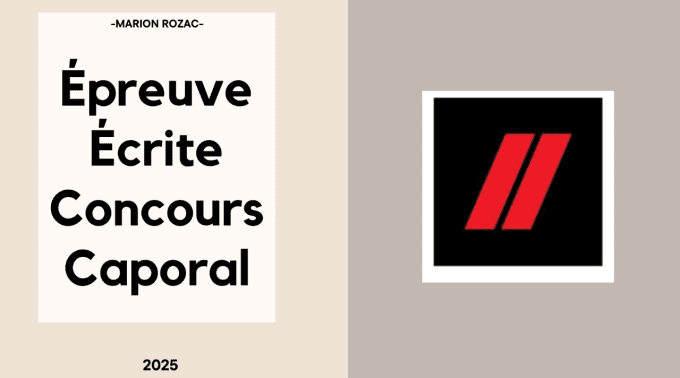 Méthodologie concours caporal