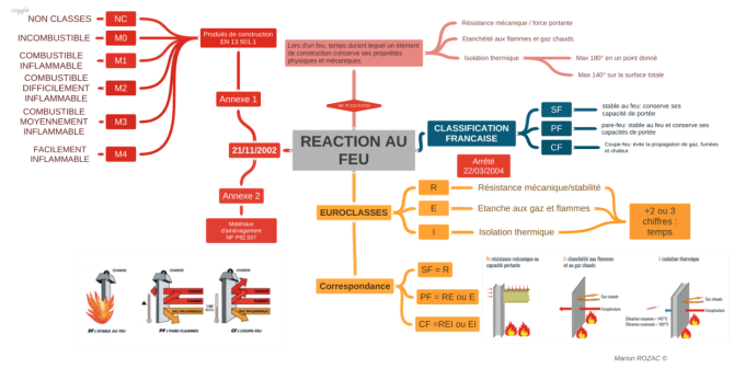 REACTION AU FEU